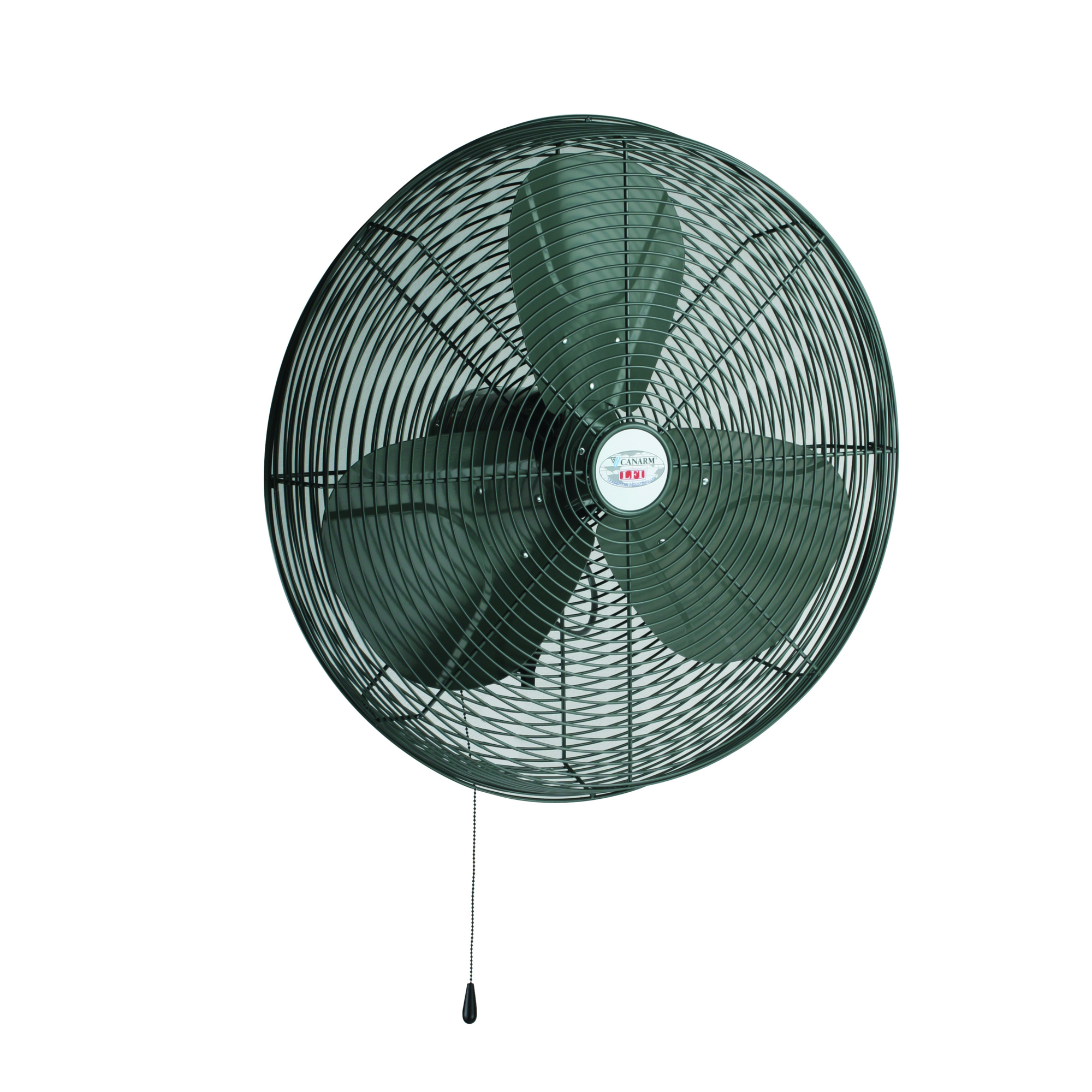Canarm, 24in. oscilating 3 speed fan, Fan Type Workstation, Fan Diameter 24 in, Air Delivery 8145 cfm, Model# CA24OSC-C